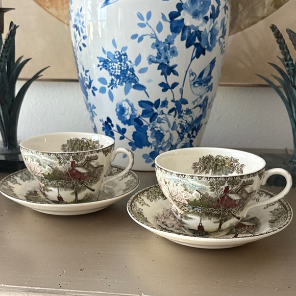 Other - Johnson Bros Jumbo Cups and Saucers